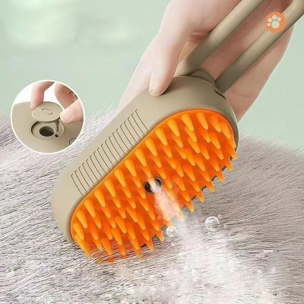 Cat Steam Brush Steamy Dog Brush 3 in 1 Electric Spray Cat Hair Brushes for Massage Pet Grooming Comb Hair Removal Combs