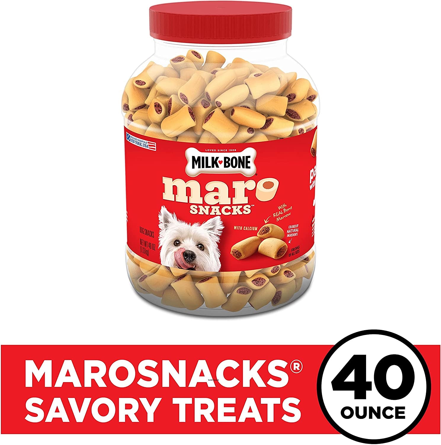 Marosnacks Dog Treats, Beef, 40 Ounce